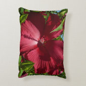 ハイビスカスの花と青空 アクセントクッション (裏面(縦))