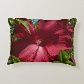 ハイビスカスの花と青空 アクセントクッション (裏面)