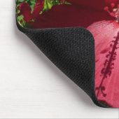 ハイビスカスの花と青空 マウスパッド (コーナー)