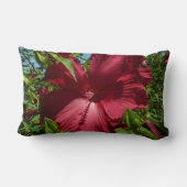 ハイビスカスの花と青空 ランバークッション (裏面)