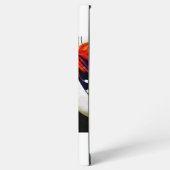 ハイビスカスの花と2タイガーの蝶 SAMSUNG GALAXYケース (左側面)