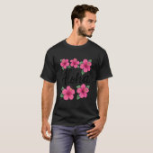 ハイビスカスの花のアロハ Tシャツ (正面フル)