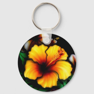 ハイビスカスの花のキーホルダー キーホルダー