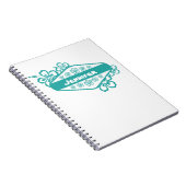 ハイビスカスの花の紋章 ノートブック (右側)