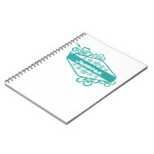 ハイビスカスの花の紋章 ノートブック (左側)