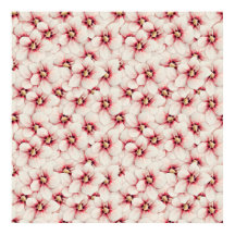 ハイビスカスの花の継ぎ目のないパターン