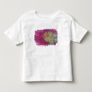 ハイビスカスの花の雄しべのクローズアップ トドラーTシャツ