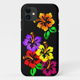 ハイビスカスの花のiPhone 5の場合 iPhone 11 ケース