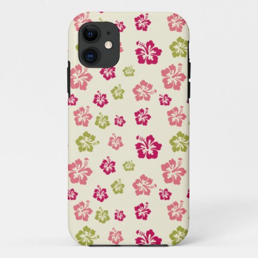 ハイビスカスの花模様のIphone 5/4Gの場合 Case-Mate iPhoneケース (裏面)