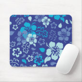 ハイビスカスの花模様コンピュータマウスパッド マウスパッド (マウス)