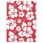 ハイビスカスの花模様 クリップボード (裏面)