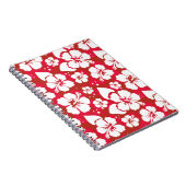 ハイビスカスの花模様 ノートブック (右側)