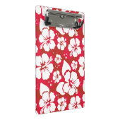 ハイビスカスの花模様 ミニクリップボード (アングル)