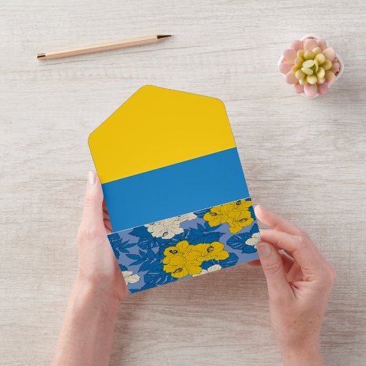 ハイビスカスの花葉と オールインワン招待状 (ビデオ)