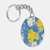 ハイビスカスの花葉と キーホルダー (正面左)