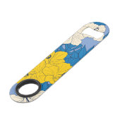 ハイビスカスの花葉と スピード栓抜き (正面アングル)