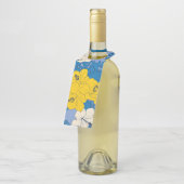 ハイビスカスの花葉と ボトルネックタグ (アングル)