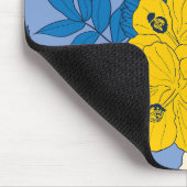 ハイビスカスの花葉と マウスパッド (コーナー)