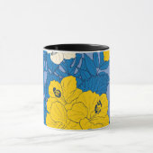 ハイビスカスの花葉と マグカップ (中央)