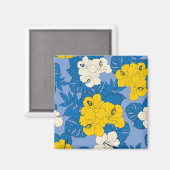 ハイビスカスの花葉と マグネット (正面/裏面)