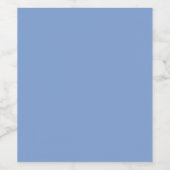 ハイビスカスの花葉と ワインラベル (シングルラベル)