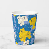 ハイビスカスの花葉と 紙コップ (裏面)