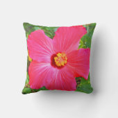 ハイビスカスの花 クッション (裏面)
