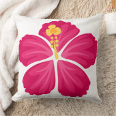 ハイビスカスの花 クッション (ブランケット)