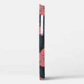 ハイビスカスの花：ダークシームレスの壁紙。 Case-Mate iPhoneケース (裏面 / 左)