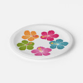 ハイビスカスの花 ペーパープレート (アングル)