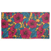 ハイビスカスの花 枕カバー (正面左)