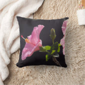 ハイビスカスの花（横形） クッション (ブランケット)