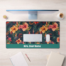 ハイビスカスの花、熱帯性花の模様