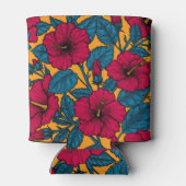 ハイビスカスの花 缶クーラー (裏面)