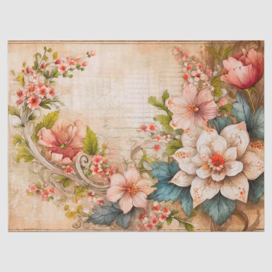 ハイビスカスの花 薄葉紙 (正面)