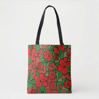 ハイビスカスの花 #1 トートバッグ