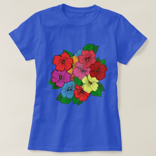 ハイビスカスの花 #6 Tシャツ (デザイン正面)