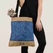 ハイビスカスのPareauのハワイのモノグラムのビーチのバッグ トートバッグ (クローズアップ)