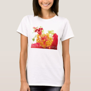 ハイビスカスのTシャツ Tシャツ