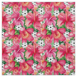 🌺ハイビスカスを使用した熱帯ピックボール ファブリック