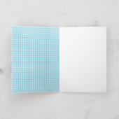 ハイビスカスアイランドイエロードッグありがとうお畳みカード サンキューカード (内部)