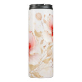 ハイビスカスアドネームピーチフローラカスタムギフト タンブラー (裏面)