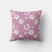 ハイビスカスオレアンダーピンクと白 クッション (裏面)