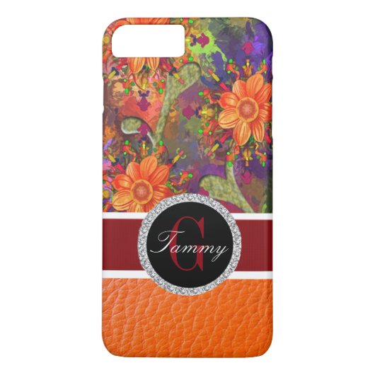 ハイビスカスオレンジ色の花 Case-Mate iPhoneケース (裏面)