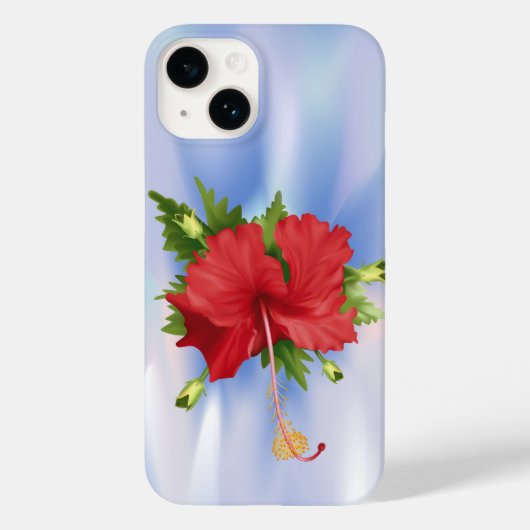 ハイビスカスオンアイス Case-Mate iPhoneケース (裏面)