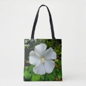 ハイビスカスオールオーバープリントバッグ トートバッグ (正面)