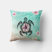 ハイビスカスカメ クッション (裏面)