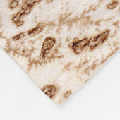 ハイビスカスカメ フリースブランケット (角)