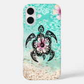 ハイビスカスカメ Case-Mate iPhoneケース (裏面)