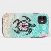 ハイビスカスカメ Case-Mate iPhoneケース (裏面(横))